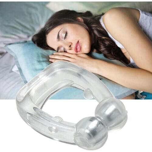 Mini Portable Snoring Device Silica Gel Ventilation Nose Clip Cross Snoring Stickers Physical Therapy Sleep At Night