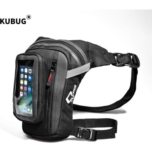 New KUBUG Motorcycle Buckle Oxford Zipper Running Storage Multifunctional Outdoor Sport Moto Bag Waterproof Cycling Leg Bag