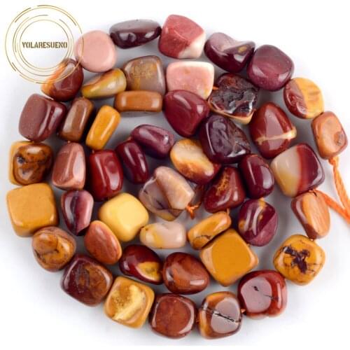 Natural Stone Irregular Mookaite Jaspers Beads For Jewelry Making Shaped Loose Spacer Beads Diy Bracelet Necklace 8-10mm 15