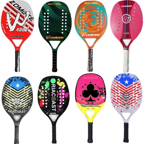 2021 New Outdoor Sports Carbon Fiber EVA Foam Core Beach Racket Adult Panel Racket Mens and Womens General Panel Tennis Racket