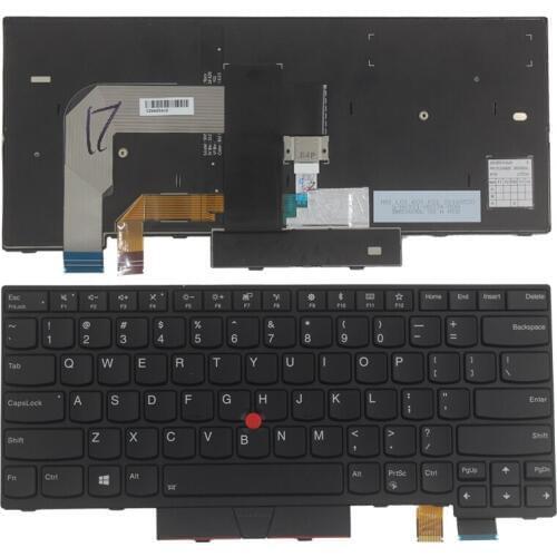 New US for Lenovo IBM ThinkPad T470 US Backlit laptop keyboard back
