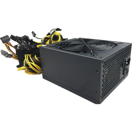 Original ATX Mining Machine supports 8 GPU cards support Asic bitcoin Gold 2000W PLUS ETH power supply