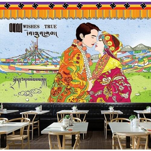 Lover Tapestry Bohemian Wall Blanket Tenture Murale Wall Sheet Livingroom Decoration Carpet