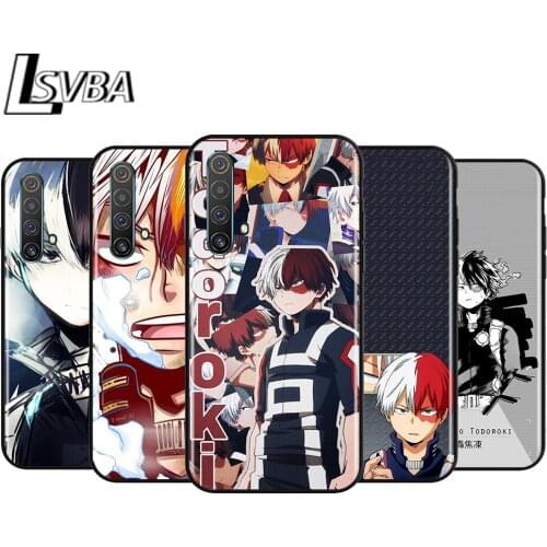 Shoto Todoroki for OPPO Realme V15 X5 X3 X50 X7 X2 C17 C11 C3 C2 7 7i 6 6S 6i 5 3 2 Pro Soft Black Phone Case