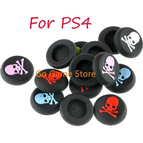 100pcs/lot For ps3 PS4 xbox360 xbox one Skull Head Silicone Thumb Grip Joystick Cap