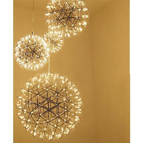 Modern LED Spherical Pendant Lights For Bar Parlor Home Lighting Design Firework Suspension Hanglamp Pendant Light PA0043