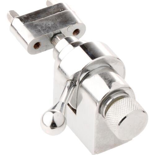 Tooyful Metal Snare Drum Throw Off Clamp Strainer Regulator with Mounting Screws Silver Drum Strainer for Drum-player