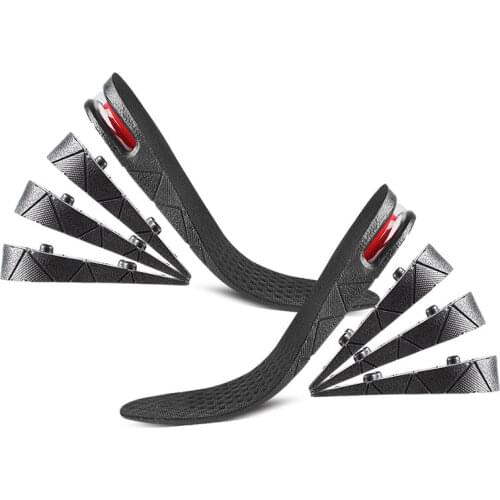 Height Increase Insole 3-9cm Invisible Cushion Height Lift Adjustable Cut Shoe Heel Insert Taller Support Absorbant Foot Pad