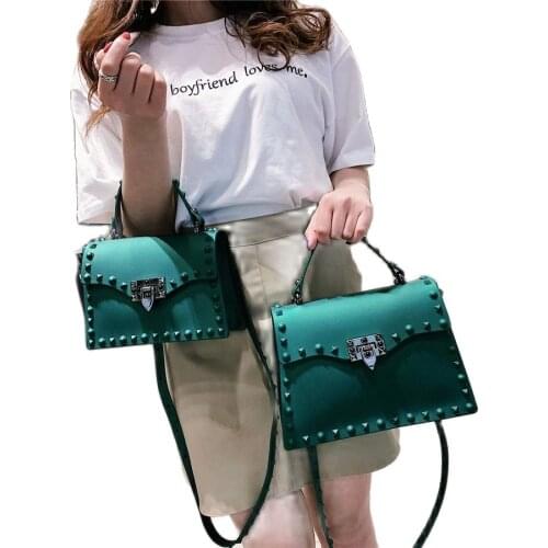 High Quality Women PU Handbags Fashion Ladies Shoulder Bag Luxury Designer Crossbody Bags for Women Small Rivet Messenger Bags