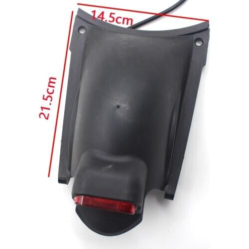 Electric Scooter Rear Mudguard 8inch Mudguard Anti Collision Plastic E-bike Protection Device Accessories