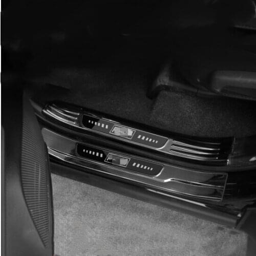 Stainless Steel Inside Door Sill Protector Pedal Scuff Plate Cover Trims Accessoriess for Toyota RAV4 2014 2015 2016 2017 2018