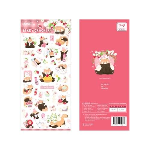 1 Pc Cute Lesser Panda Watercolor Sticker Decoration PVC Scrapbooking Stationery Planner Stickers