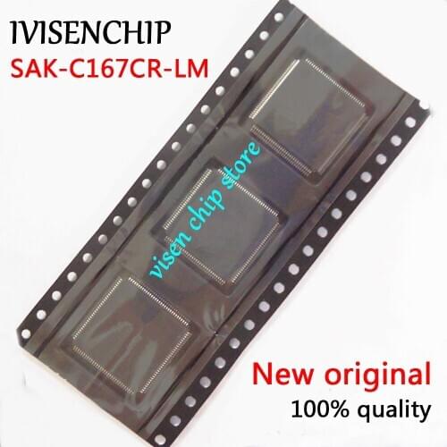 2pcs SAK-C167CR-LM SAK C167CR LM QFP-144