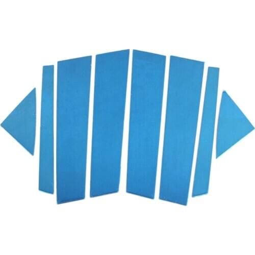 8Pcs Car Window Center Pillar Car Window B-Pillar Decoration Sticker for Volvo XC40 2019 2020