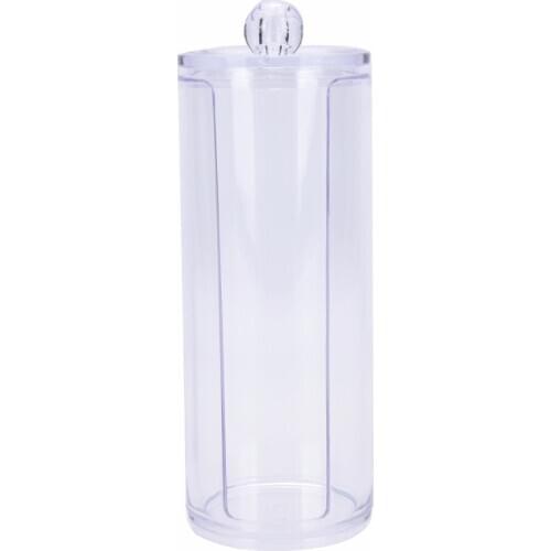 Acrylic Cotton Pads Cotton Swab Clear Storage Holder Box Transparent Cosmetic Makeup Organizer Case