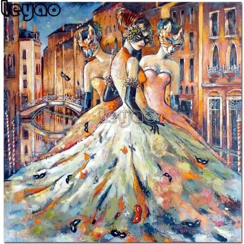 Diamond Painting animal mask woman 5D DIY Diamond Embroidery fantasy Picture Of Rhinestones Gift Home Decor Handmade Needlework