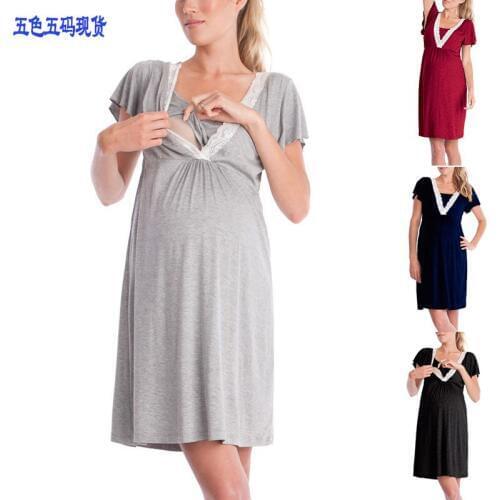 Asenka P Womens Nursing Dresses