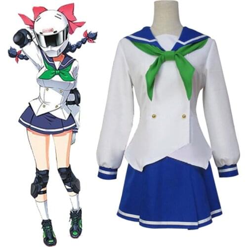 Bakuon!! Bike Club Mysterious Member Raimu Kawasaki School Uniform Outfit Dress Clothing Japanese Anime Manga Cosplay Costume