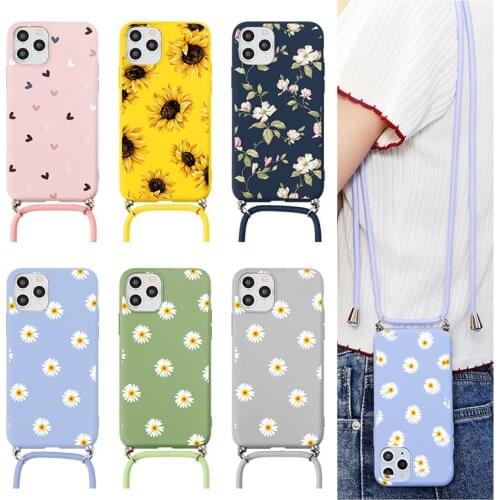 Strap Cord Lanyard Case For Huawei Nova 5T 7 Y5p Y8S Y8p Y6p Y7p Honor Play 9A 9S 9C 10 20 9 8X 9X Lite 30 S Pro 10i 8A X10 Capa