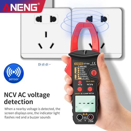 ANENG ST184 Digital Multimeter Clamp Meter True RMS 6000 Counts Professional Measuring Testers AC/DC Voltage AC Current Ohm