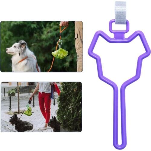 Hands Free Dog Poop Bag Holder Waste Bag Leash Dispenser Adjustable Attachment Clean Tools Pet Supply Accessories