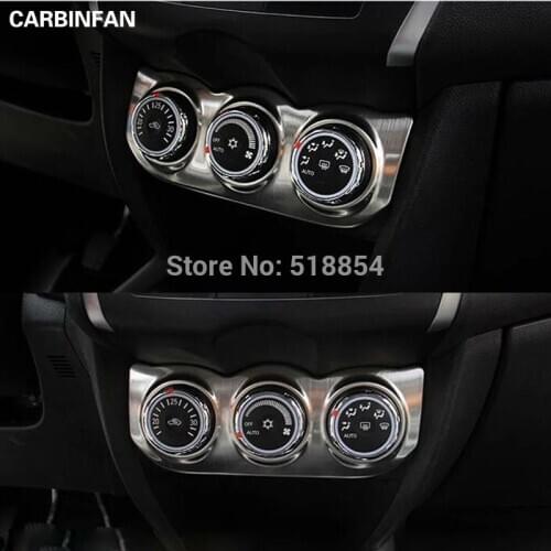For MITSUBISHI ASX 2013 2014 2015 air condition panel sticker center control decoration cover for asx accessories