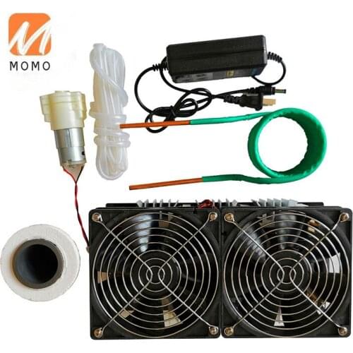 2500W Induction Heater High Frequency Induction Heating PCB Board Melted Metal + Coil+ Crucible+Pump