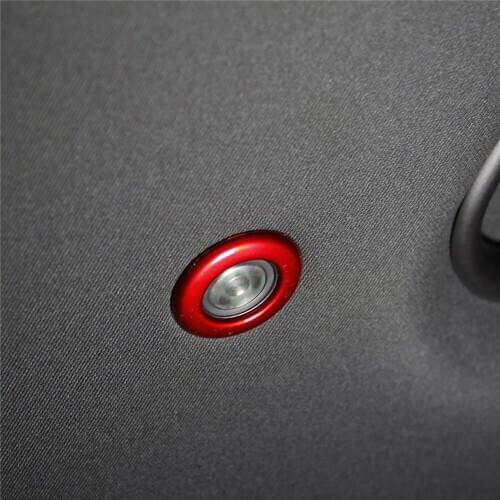 2PCS Car Rear Roof Reading Light Ring Cover Trim Styling Interior for Dodge Challenger 2015-2019 Car Decoration Parts