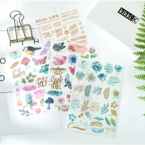 KSCRAFT Enjoy Today Rub On set for Scrapbooking DIY Projects/Photo Album/Card Making Crafts