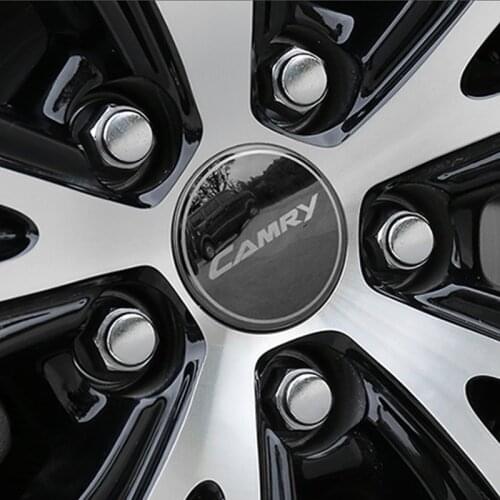 Car Wheel Hub Cover Decorative Ring Stainless Steel Car Standard Patch for Toyota Camry 2018 2019 2020 Accessories Emblem