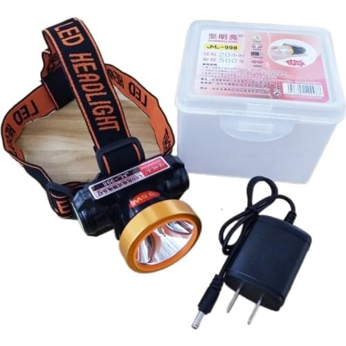 Headlight glare rechargeable lithium ultra small head mounted mini LED flashlight long-range night fishing light converging brig