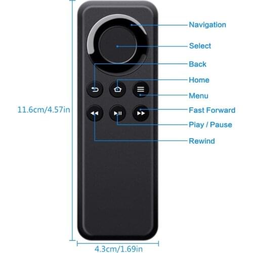 New Original Remote Control Ymx-01 Bluetooth STB Remote Controller Fit For Fire TV Stick CV98LM Replacement