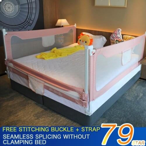 Baby Bed Fence Bed Rail 1.2-2m Child Care Barrier for Beds Crib Rails Security Fencing Children Guardrail Kids Playpen