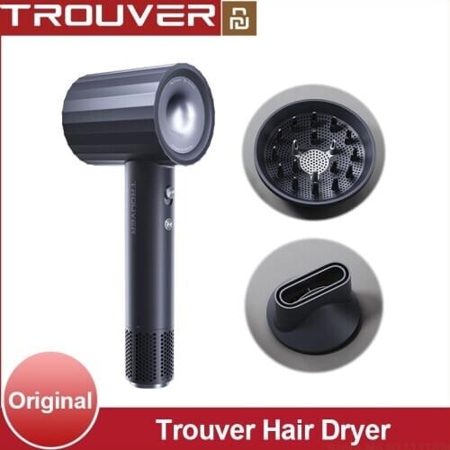 Youpin Trouver High Speed Hair Dryer 3 Minutes Quick Drying 57°C Smart Constant Temperature Negative Ion Professional Hair Dryer