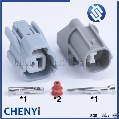 1pin male female 2.0 B series speaker plug cable connector BS Speed Sensor Automotive waterproof connector 6181-0227 6189-0386