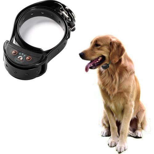 Adjustable Anti Bark Collar Vibration Shock Stop Barking Device for Large Medium Dog Training Supplies