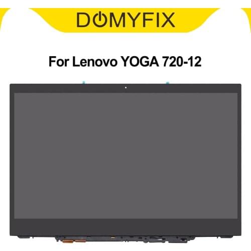 12.5" FHD LCD Touch Screen B125HAN02.2 for Lenovo Yoga 720-12IKB Digitizer Assembly with Bezel 1920×1080