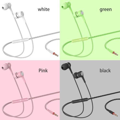 S12 Sport Earphone Wired Super-Bass 3.5mm Handsfree Headset In ear Earbuds With Mic for PC MP3 Xiaomi for smart phone vv