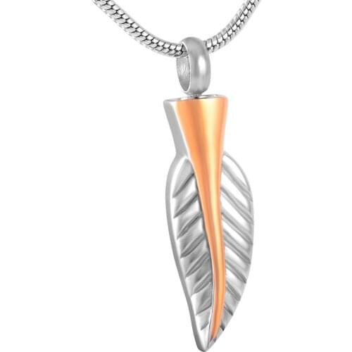 Super Deal new fashion Leaf Peace chain Cremation necklace jewelry wholesale classic Pet/Human Ashes Keepsake Memorial Urn