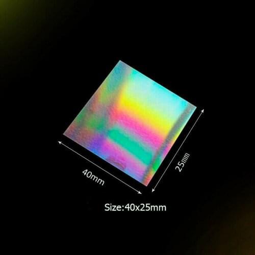 40x25mm Ultra Precision Nano Engraving PET Trasmission Diffraction Grating F Teaching