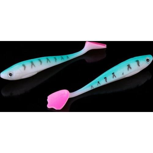 WALK FISH 4PCS/Lot jigging Soft Baits Easy Shiner Fishing Lure 90mm 4.5g Fishing Wobbler Bass Bait Artificial Fishing soft Lures