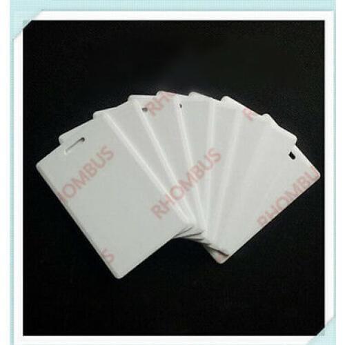 125Khz T5577 RFID 2MM Thick Clamshell PVC Writable Programable Card