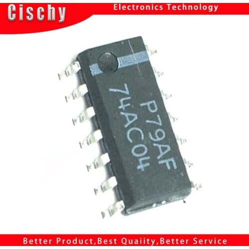 5pcs/lot 74AC04SCX 74AC04SC 74AC04 SOP14-3.9mm In Stock