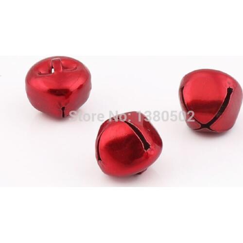 60pcs/lot 12mm Red color Christmas Decoration Jingle bell for Party Festival Christmas Tree Wedding