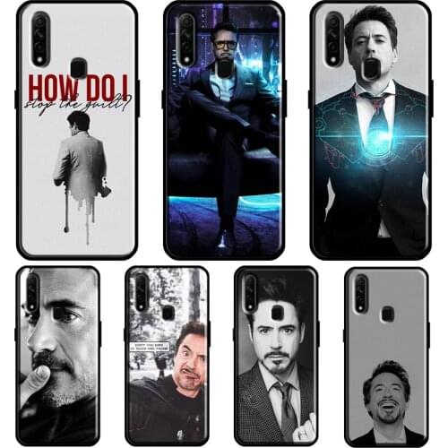 Robert Downey Jr For OPPO A15 A1K A3S A5S A52 A72 A91 A83 A93 Find X3 Pro Reno 2 Z A5 A9 A31 A53 2020 Case