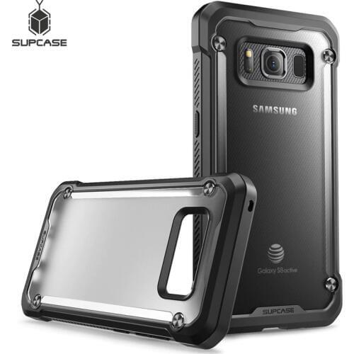 SUPCASE For Samsung Galaxy S8Active 5.8 inch Case Unicorn Beetle UB Series TPU + PC Premium Hybrid Protective Clear Case Cover