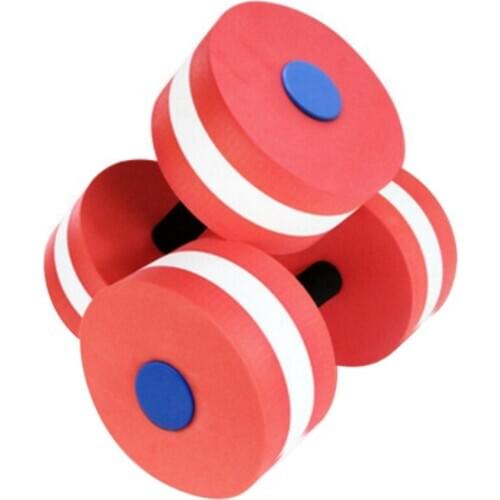 Foam Dumbbells Water Aerobics Dumbbell Aquatic Exercise Dumbbells Hand Bars Swimming Training Fitness Equipment 2PCS