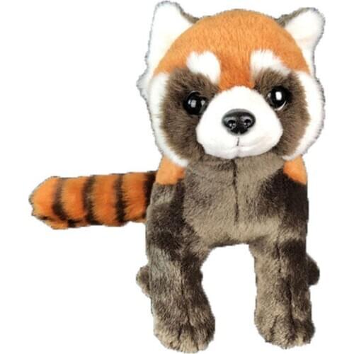 Simulation Red Panda Animal Soft Plush Stuffed Doll Children Toy New Year Gift Soft and comfortable to touch lightweight to carr