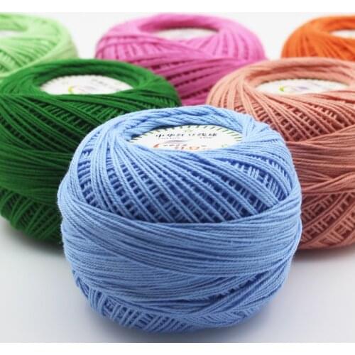 Linen lace thread cotton thread quality diy material crochet wool hand-woven in summer cotton yarn silk yarn knitting 50g yarn