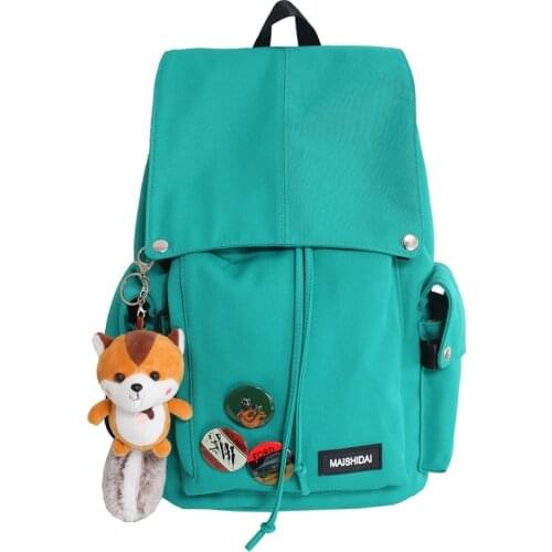 Fashion men nylon backpack candy color school bags for girls high school shoulder college studentstravel capacity bookbag women